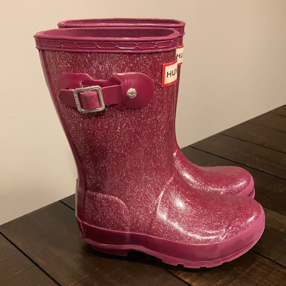Kids Hunter Sparkle Rain Boots - Picture 4 of 8